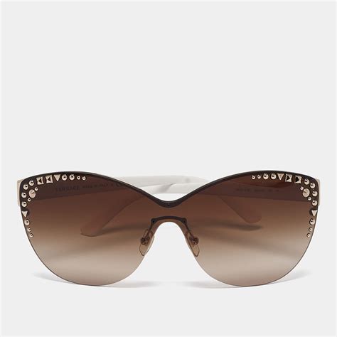 versace brown studded sunglasses